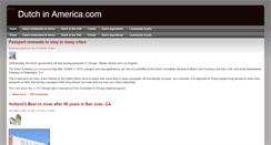 Desktop Screenshot of dutchinamerica.com
